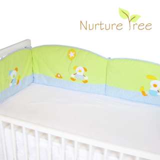   Girls Kids Infant Pink Blue Crib Bedding Cot Bumper Bed Nursery  