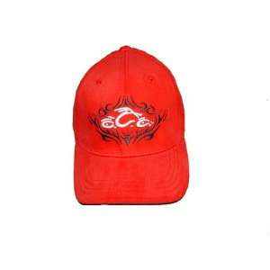   County Choppers Youth Hat Cap , Strech Fit   Red 