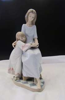Lladro Bedtime Story New in Original Box 05457 mother child daughter 