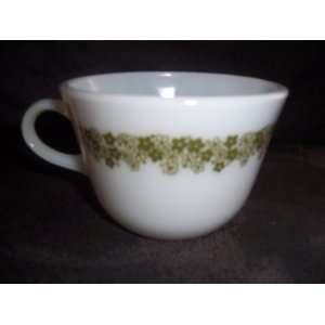  Vintage Pyrex Spring Blossom Green Cup / Mug 2 3/4 