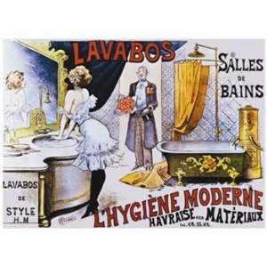  Lavabos Modernes   Poster by A. Toubras (24x18)