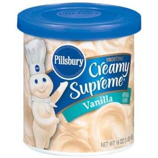 Pillsbury Frosting Ready To Spread Vanilla, 16 Ounce Containers (Pack 