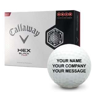   Golf HEX Black Tour High Number Personalized Golf Balls Sports