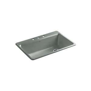 KOHLER K 5871 3 FT Riverby Self Rimming Single Basin Kitchen Sink with 