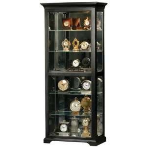  Tall Side Entry Curio by Eagle   Antique Black (92018 