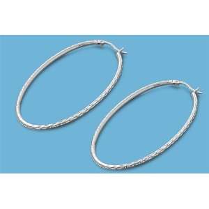  Silver Earrings   Height 57 mm Jewelry