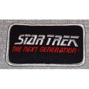  Star Trek The Next Generation Logo Embroidered PATCH 