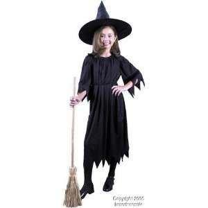  Kids Black Witch Costume (SizeMedium 8 10) Toys & Games