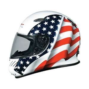   FX 51 Freedom Flag Full Face Helmet XX Large  Off White Automotive