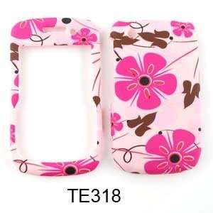 CELL PHONE CASE COVER FOR BLACKBERRY CURVE 8520 8530 9300 PINK FLOWERS 