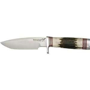 Blackjack Knives 125S Classic Model 125 Fixed Blade Knife with Genuine 