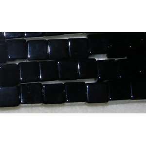  Black Onyx; Grade AAA; Gemstone Cubes   8x8mm   16 Strand 