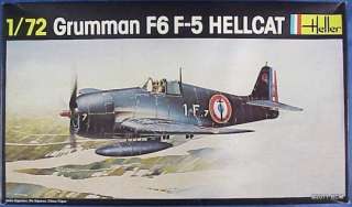 Grumman F6F 5 Hellcat Heller Model Kit #272 1/72 OLD NEW USN Fighter 
