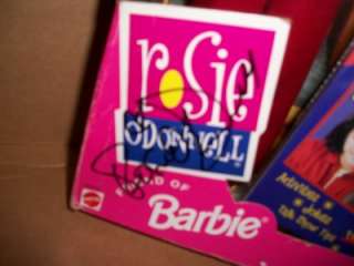 BARBIE DOLL AUTOGRAPHED ROSIE ODONNELL FRIEND OF BARBIE DOLL 