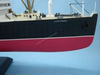 Lusitania 40 Cruise Ship Model Replica Not a Kit  