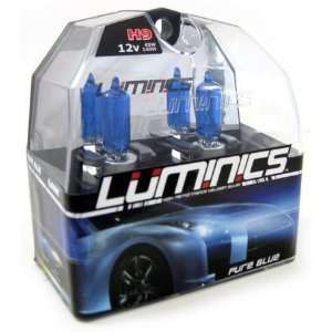   Blue H9 Car Headlight Bulb 6000K and FREE LED Keychain Automotive