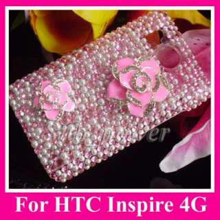   Bling Crystal Case cover for HTC Inspire 4G AT&T phone B18  