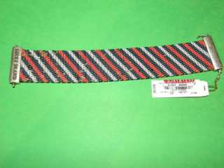 Lucky Brand Striped Tribal Metal Mesh Bracelet on sale  