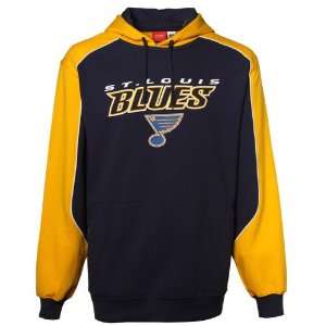   St. Louis Blues Navy Blue Gold Arena Pullover Hoody