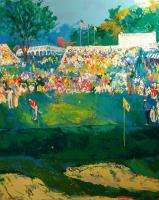LeRoy Neiman Bethpage Black Course SN NR HAND SIGNED on paper Custom 