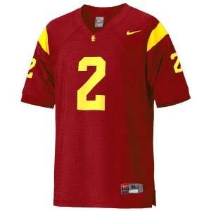  Nike USC Trojans #2 Cardinal Authentic Football Jersey (52 
