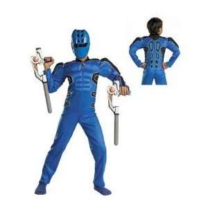  Jungle Fury Blue/Power Ranger/Muscle Costume Everything 