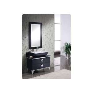  Fresca FVN7712BL 36 Modern Glass Bathroom Vanity w 