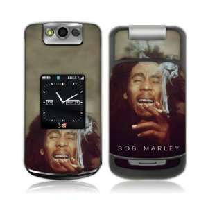   MS BOB100016 BlackBerry Pearl Flip  8220 8230  Bob Marley  Smoke Skin