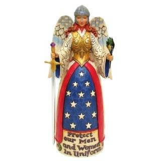 Jim Shore Military Warrior Angel Figurine