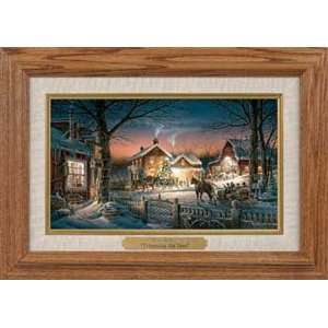  Terry Redlin   Trimming the Tree Collage Collection Canvas 