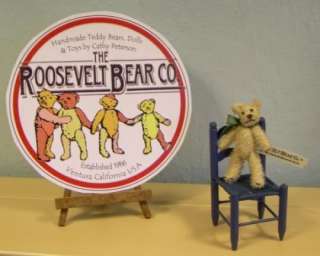 Artist Teddy ROOSEVELT BEAR CO miniature mohair 2.25  