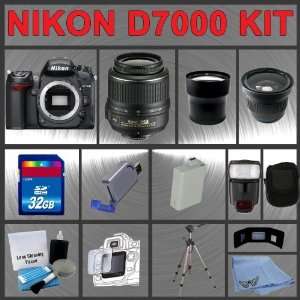  Nikon D7000 SLR 16.2MP Digital Camera with 18 55mm VR Lens 