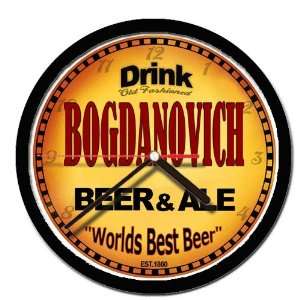  BOGDANOVICH beer and ale cerveza wall clock Everything 