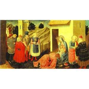   Fra Angelico   50 x 28 inches   Annunciation. Adoration of the Magi