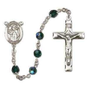  St. Boniface Emerald Rosary Jewelry