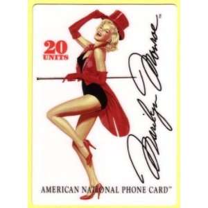 Marilyn Collectible Phone Card 20m Marilyn Monroe Premiere Issue in 
