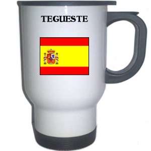  Spain (Espana)   TEGUESTE White Stainless Steel Mug 