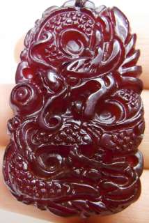 Chinese Jade Pendant Coiling Celestial Dragon 80g  