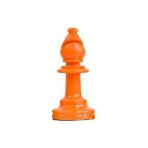   Orange Replacement Chess Piece   Bishop 2 5/8 #REP0152 Toys & Games