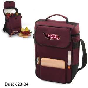 Boston College Embroidery Duet 2 Bottle wine & cheese tote w 