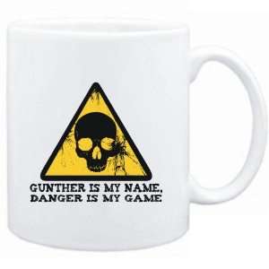  Mug White  Gunther is my name, danger is my game  Male 