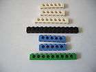 LEGO   7   ASSORTED 2703 3702 WHITE BLACK BLUE & GREEN