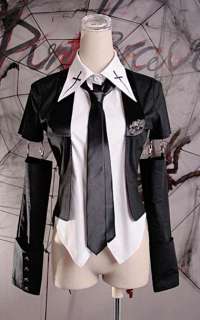 fashion Visual Kei Rock black Punk Gothic Lolita t shirt Blouse nana S 