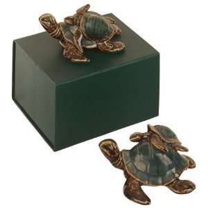 Unique Turtle Statue Sculpture With Green Gift Box 