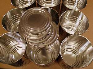 10 Empty #10 600x700 Metal Tin Cans for food storage canning canner 