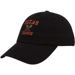   Of The World Texas Longhorns Black Tennis Sport Drop Adjustable Hat