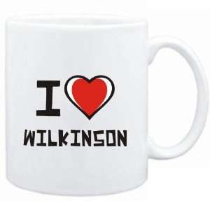  Mug White I love Wilkinson  Last Names Sports 