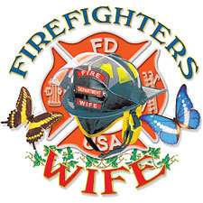   Wife T shirt fireman fire fighter small thru 3xlarge tanktop hoodie