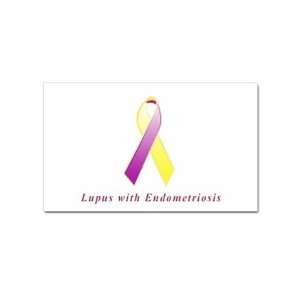  Lupus With Endometriosis Awareness Rectangular Magnet 