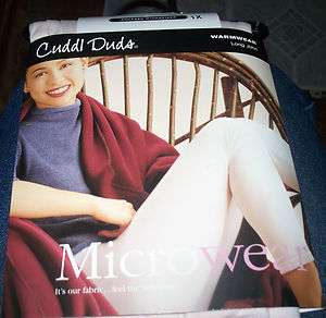 CUDDL DUDS Microwear   Long John   Color Fawn (Tan)   Size 1X (16 18W 
